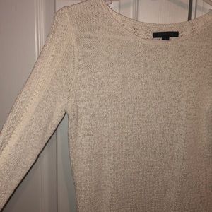 White, light weight sweater